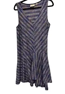 Anthropologie Maeve Westwater Open Knit Dress High Low Hemline Large