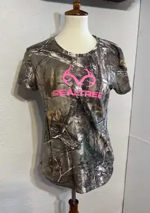 Realtree Size L Short Sleeve Camo Tee New‎