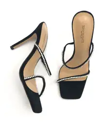 Tony Bianco Fletcher Mule in Black‎ Suede