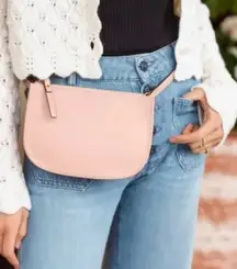 Lo & Sons Waverley 2 Pink Rose Quartz Crossbody Wristlet Belt Bag