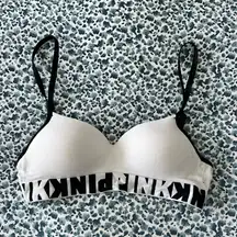 Victoria's Secret Black and White T-Shirt Bra