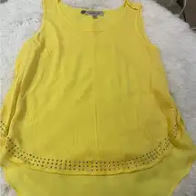 Jennifer Lopez Yellow Tank Top Size M