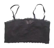 Torrid NEW 1 1X Black Lace Bandeau Bralette Bra Sexy NWT