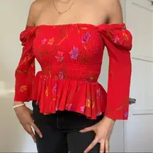 Lovers and friends floral top