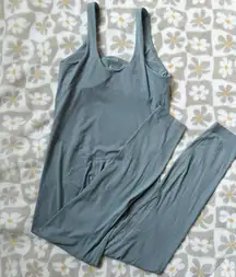 Lululemon Athletica Gray Blue Jumpsuit