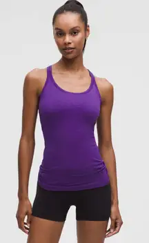 Lululemon Ebb to Street Tank Top *Light Support, B/C Cup College Purple Size 12