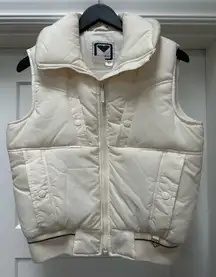 Obermeyer Off-White Puffer Vest vintage size 12