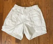 Vintage Hook & Tackle beer can utility cargo pocket khaki shorts women’s 24/ XXS