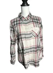Women’s Style & Co.  Petite Button-down Flannel Medium