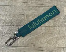 NWOT Lululemon Never Lost Lanyard Keychain Green with Silver Tone Carabiner
