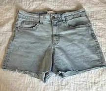 H&M Light Blue Denim Women's cut off Shorts size 8