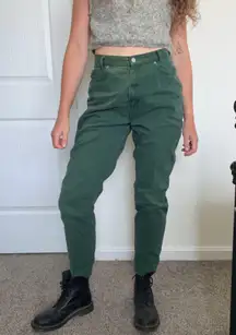 Vintage Van Heusen Green High Rise Straight Leg Jeans