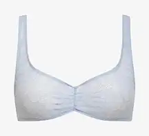 Rumored Smitten‎ LACE Bra Powder Blue XS Sexy Danty Delicate Lingerie French NWT