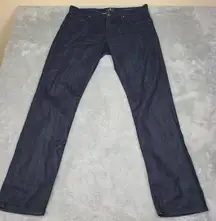 7 For All Mankind Womens Dojo Faded Mid Rise Denim Bootcut‎ Jeans Sz 36 X33
