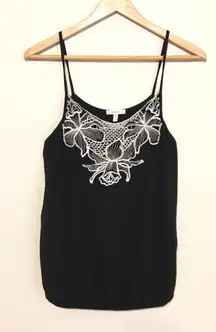 Maurices | Crochet Floral Neckline Tank Top