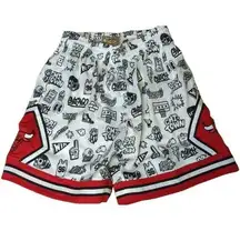 Mitchell & ness NBA doodle shorts Chicago bulls size large