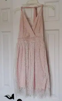 Soieblu Sexy Light Pink Mini Dress, Size M