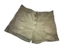 Cabela's Olive Green Outdoor Cargo Shorts Casual Hiking Adventure Wear Size 42R