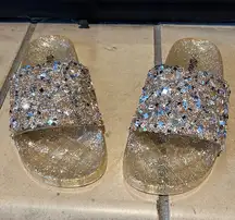 Weeboo Glitter Jelly Slides Size 7