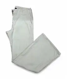 Y2K London Jean Vintage White Wide-Leg Jeans