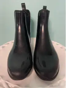 Sam Edelman Tinsley Rain Boots Matte Black Women's Size 8‎ S-297