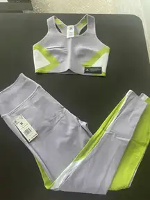 NWT ADIDAS PK FINE LAVENDER GREEN SPORT SUIT M