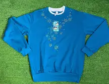 Vintage Christmas Sweatshirt MED. ‎ Pull Over Crewneck Sweat Shirt  Grandma EUC