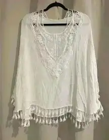Women’s White Bathing Suit Cover Up