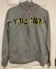 ***Rare/HTF*DickiesVintage Heather Gray Zip Up Hooded Jacket