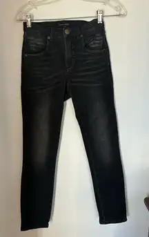 Universal standard black jeans size 0 85% cotton