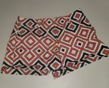 Vineyard‎ Vines Womens Red White Blue Geometric Print Shorts 4