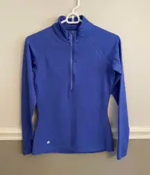 90 Degree by Reflex Blue/Purple 3/4 Zip Active XS