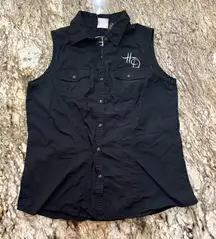 Harley Davidson 110 year Anniversary Button Up Tank Top
