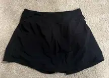 lululemon athletica Black Mini Skirt