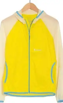 Cotopaxi Women’s Paray Ultra Lightweight Jacket Yellow Cream Full Zip