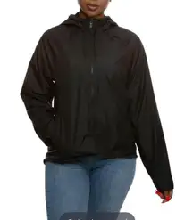 Nike Sportswear Windrunner Zip Up Black Jacket Size Small