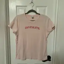 Vintage pink Gap Athletics Graphic T-shirt shirt XL