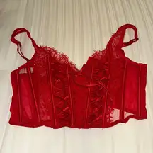 PINK - Victoria's Secret Victoria Secret Lace Corset Top