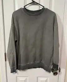 Gray Faded Zara Crew Neck