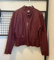 NWOT | New York & Co women’s faux leather jacket — medium