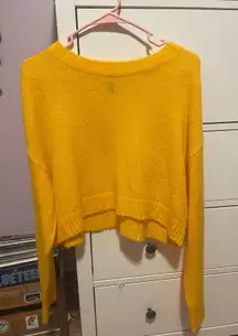 Divided Yellow Sweater