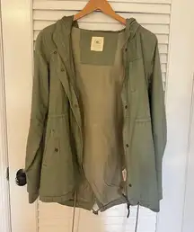 Rip Curl Army Green Hooded  Jacket