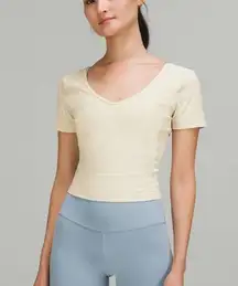 Align Tee White Opal Size 4