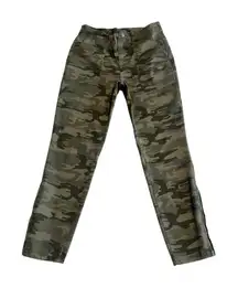 Sanctuary Social Standard Pants Womens 4 Camo Utility Skinny Taper Ankle Zip