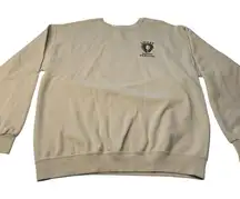 Lifest Music Festival Crewneck Sweatshirt Size L‎ Neutral Beige Tan Christian