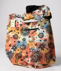 Himalayan Fashion Tie Dye Celestial Sun Moon Star Sling Bag