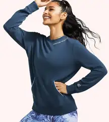 Peloton Elevate Pocket Crewneck Pullover Sweatshirt Navy Women’s 2XL