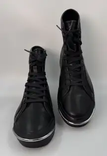 Alexander Wang Leather Sneakers Black Size 39 / US 8.5 Women’s /3038N0035L