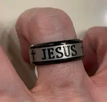 New JESUS Stainless Steel Size 8