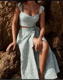 Reformation Clyde linen set NWT